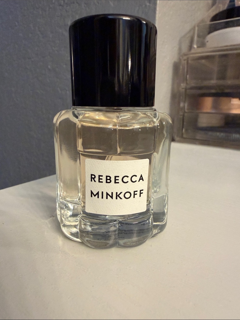 Rebecca Minkoff Clear Bottle with Black Cap